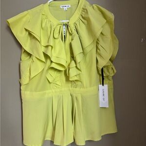 Sunshine Sky Yellow Blouse